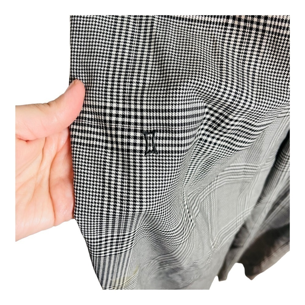 Kit and ace black and white plaid jumpsuit overalls - Picture 5 of 6